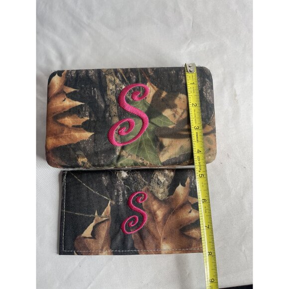 Womens Camo/Pink Wallet,‎ Monogramed "S" - Victoria Secret - Picture 3 of 6